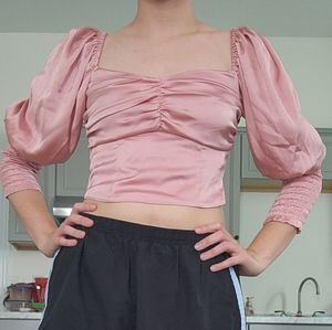 Light Pink Crop Top